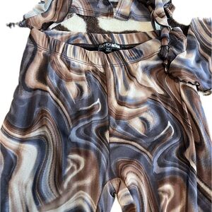 Fashion Nova Marble Swirl Pants